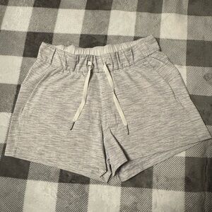Lululemon Athletica Light Gray Athletic Shorts